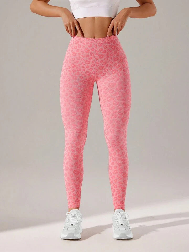 A & S Solid Wideband Waist Sports Leggings