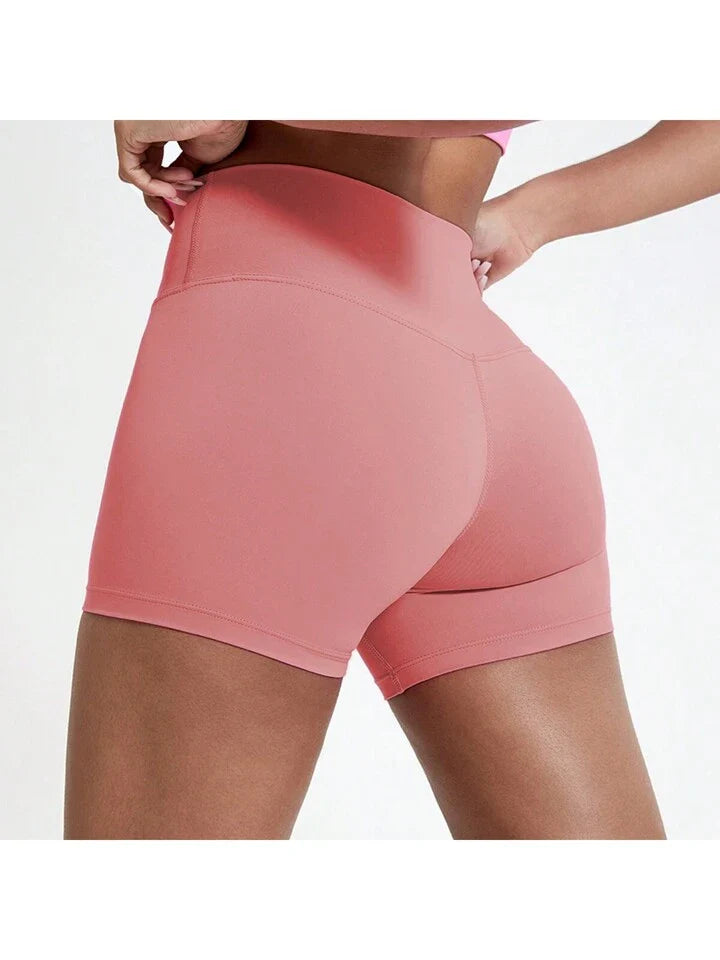 A & S High Waist Yoga Shorts & Booty Shorts