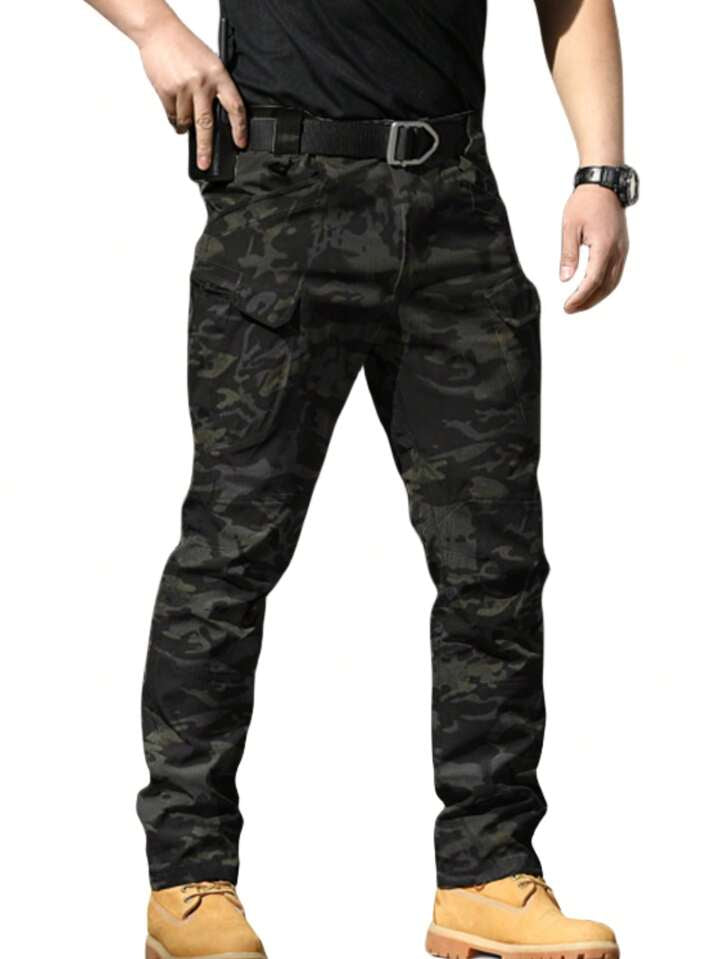 Men's Camouflage Windproof And Waterproof Jacket And Pants Sports Suit