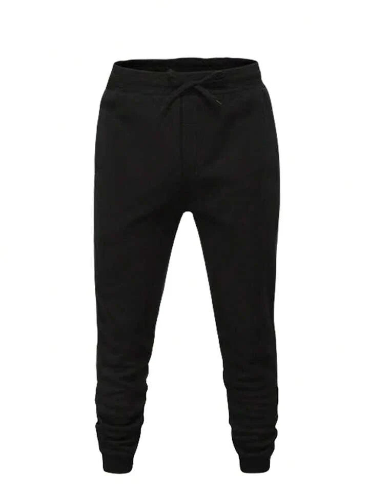 Men's Hooded Leisure Sweatsuit With Stylish Graffiti Print