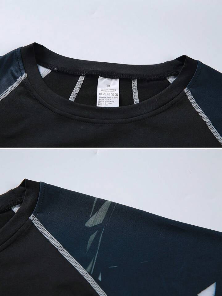 Long Sleeve Sports Shirt & Pants Tracksuit