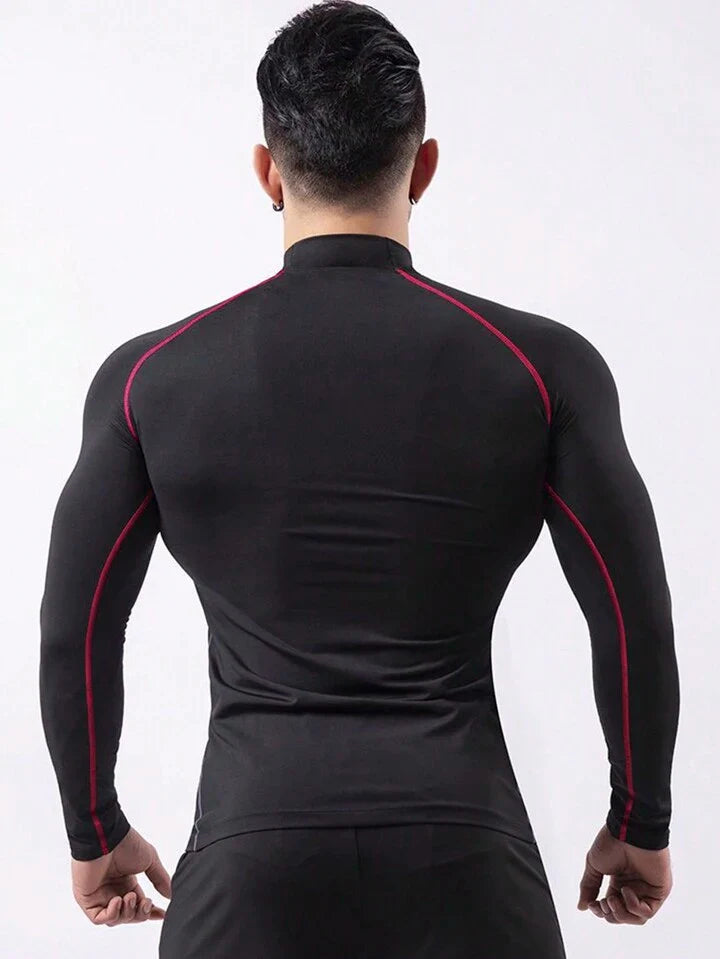 Fitness Men Sports Tee for Workout & Compression