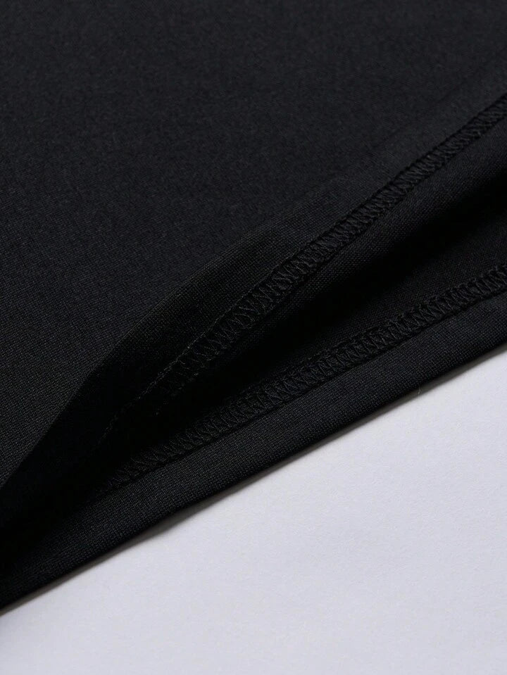 Men Slogan Graphic Tee