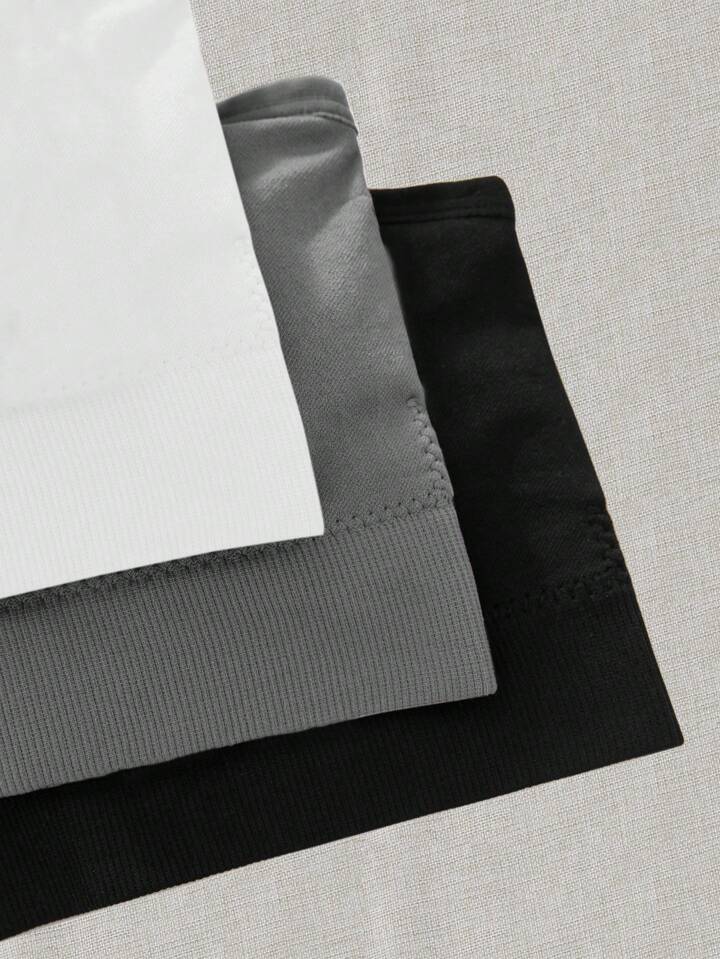 A & S  Yoga Basic 3pcs Seamless High Stretch Racerback Sports Bra