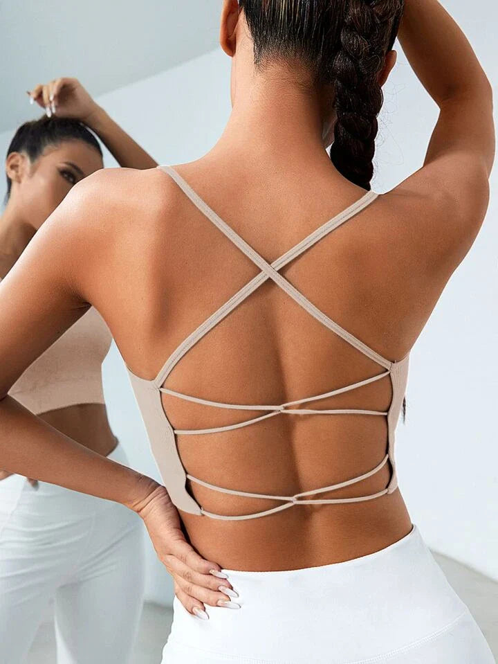 A & S Crisscross Back Sports Bra