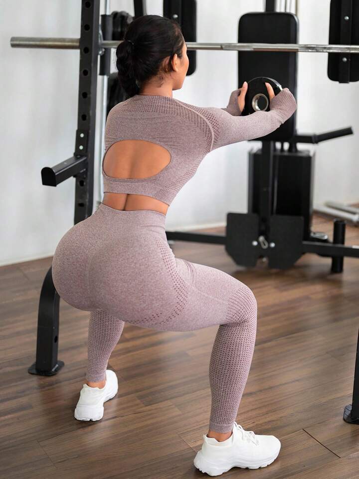 A & S Raglan Sleeve Athletic Tracksuit Gym Clothes