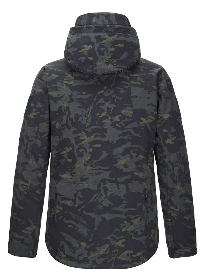Men's Camouflage  Windproof And Waterproof Jacket And Pants Sports Suit