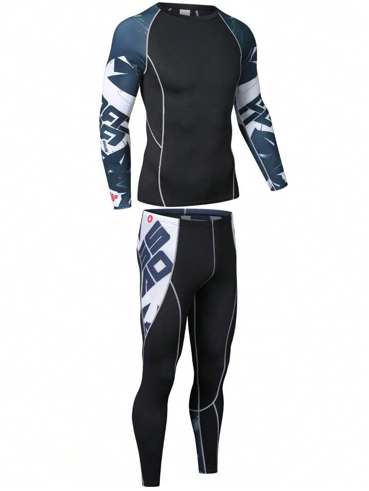 Long Sleeve Sports Shirt & Pants Tracksuit