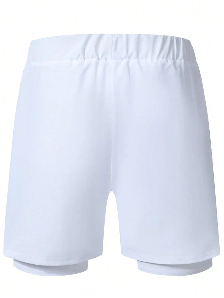 LEGND Men's Drawstring Waist 2-In-1 Shorts