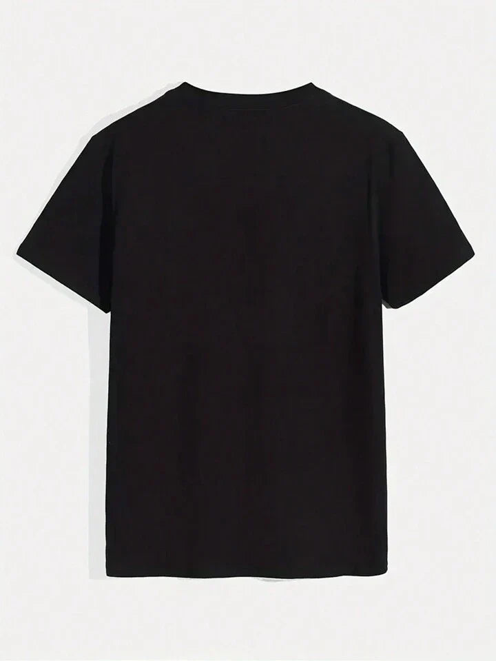 Men Letter Graphic Tee